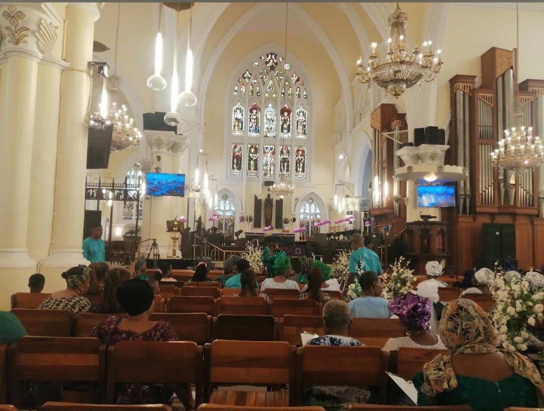 Cathedral Church of Christ Lagos praise night AV setup